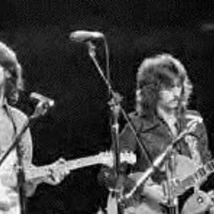 George Harrison with Eric Clapton